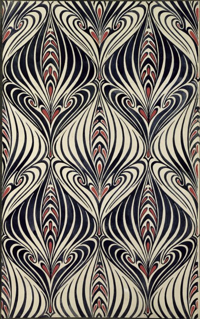 Design for a printed textile by Douglas B. Cockerell